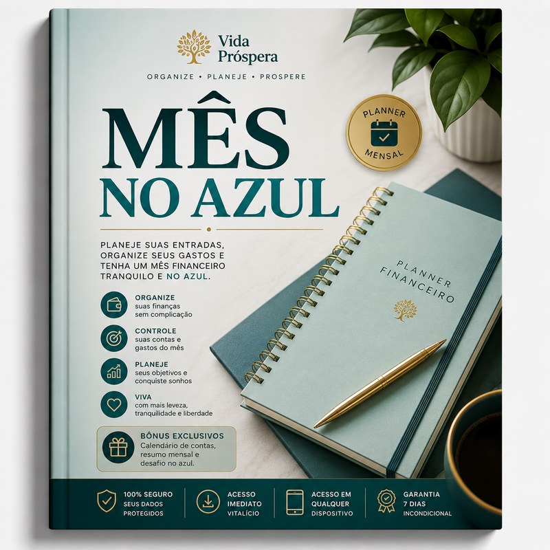 Planner Mês no Azul